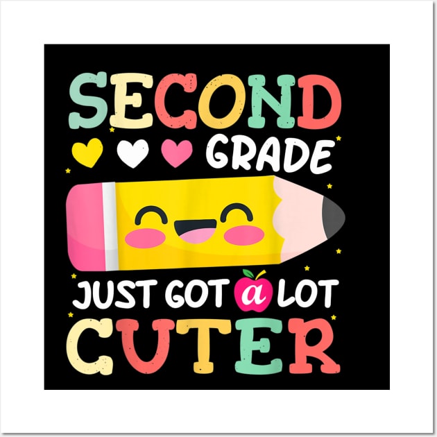 2nd Grade Back to School Shirt just got a lot cuter 1st day Wall Art by FONSbually